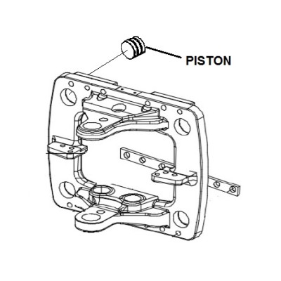 Piston, KPC For CASE Machine, 84602611