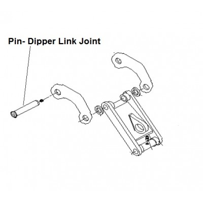 Pin For CASE TLB, BU0660202, Aftermarket