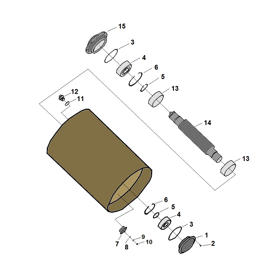 CASE 1107EX drum parts catalogue.