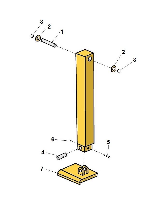 Cat 424B 2012 model stabilizer parts catalogue.