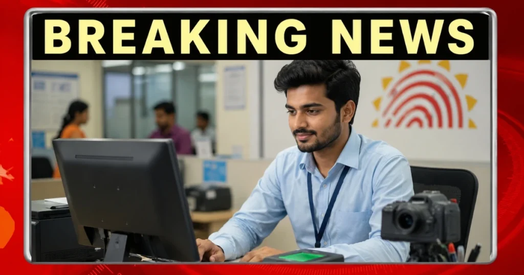 Aadhaar Supervisor Recruitment 2026 ki Last Date