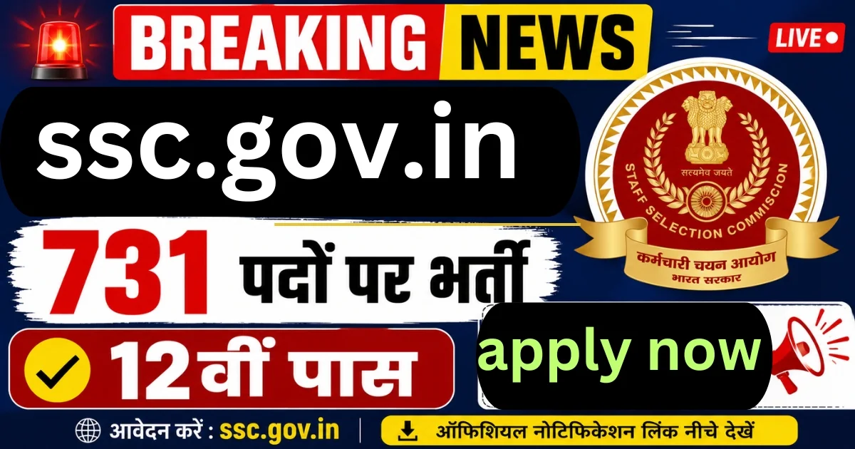 SSC Stenographer Recruitment 2026 notification