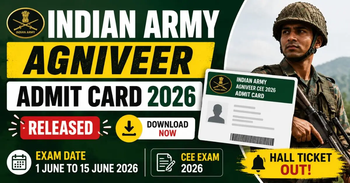 indian Army Agniveer Admit Card 2026